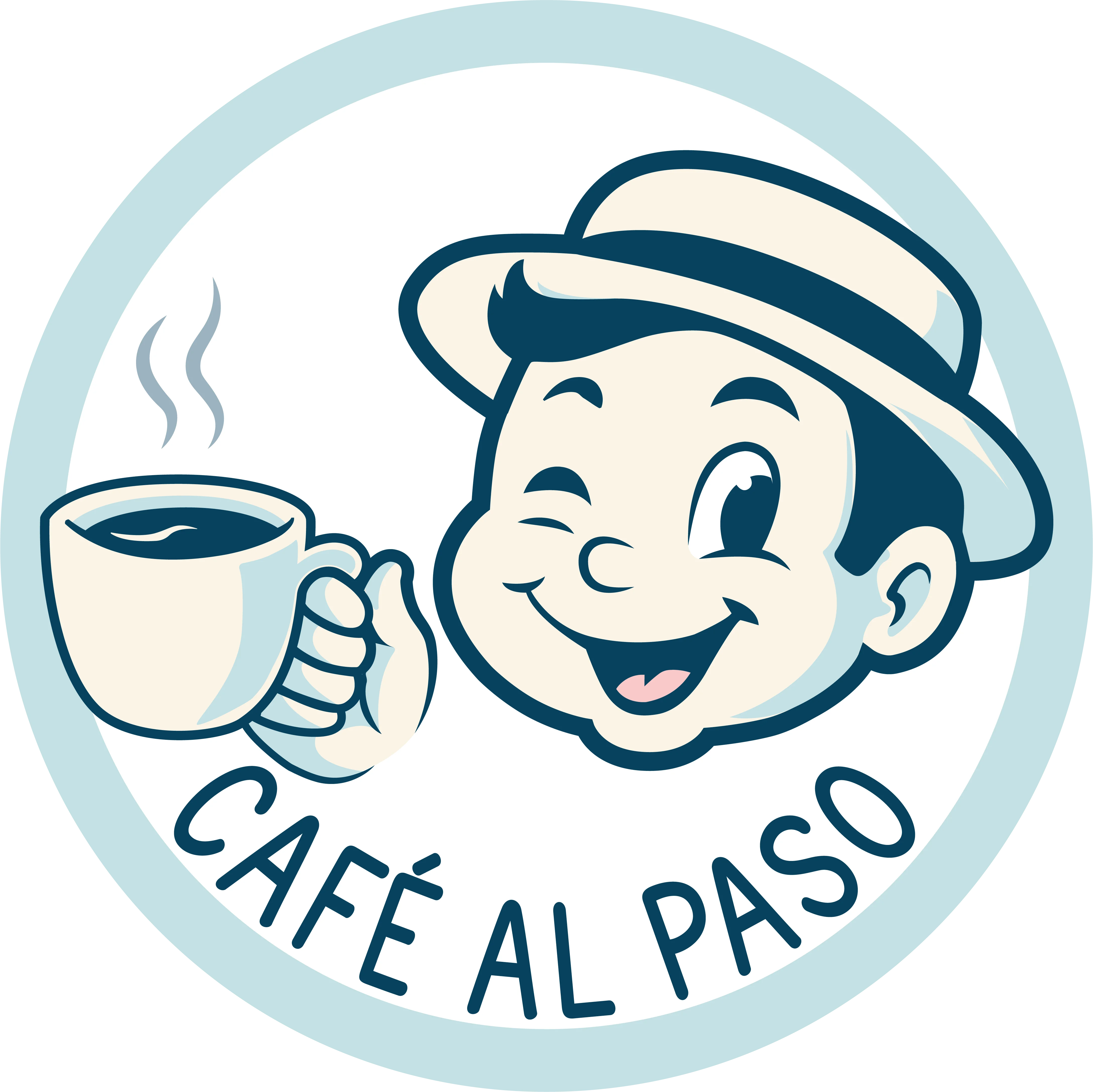 Identidad visual · CAFÉ AL PASO