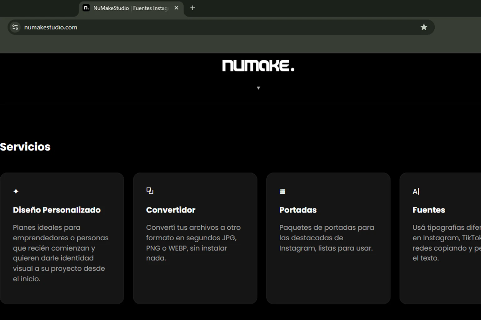 Aplicación de marca NuMake